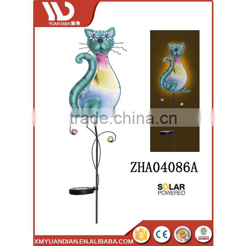 Glass Animal Garden Solar Stake Led Decoration Light