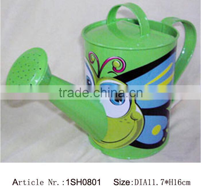 Promotional cartoon metal watering can