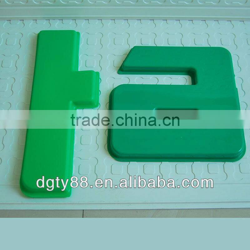ABS vacuum forming suction plastic product display cover with special design