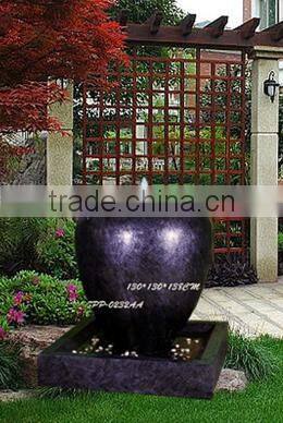 big size pot shape fiber glass water fountain
