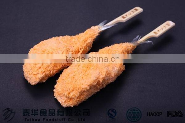 IQF Pre Fried Breaded Fish Fillet Horse Mackerel Quick Cooking