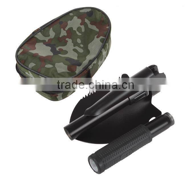 Folding Multifunction Shovel Outdoor Camping Shovel Mini Survival Trowel Tools with Snow Spade Pick Saw Compass garden tools