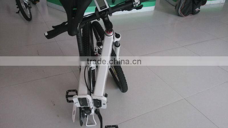 folding electric mountain bike
