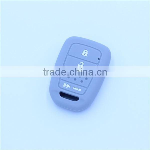 4 buttons silicone car key covers for honda