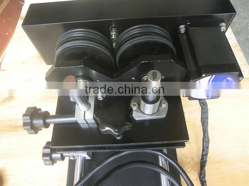 4 wheel roller type rim-drive laser rotary fixture attachment rotation axis for cylinrical object in CO2 laser engraver