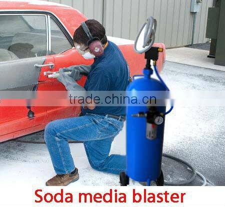 Sableuse a haute pression de bicarbonate de soude d'injection de bras