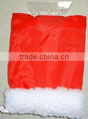 warm ice scraper with glove