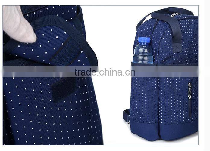 Fashion & cute dots child diaper backpack