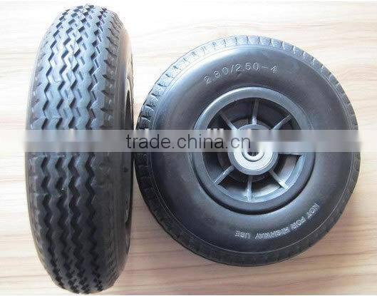 8''x2.50-4 pneumatic small rubber wheels