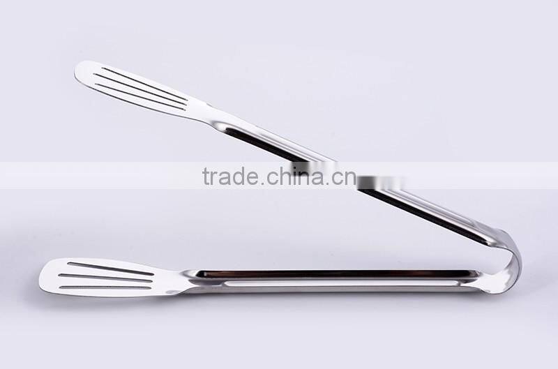 AFY25 High quality 9 inches kitchen utensils stainless steel food tong