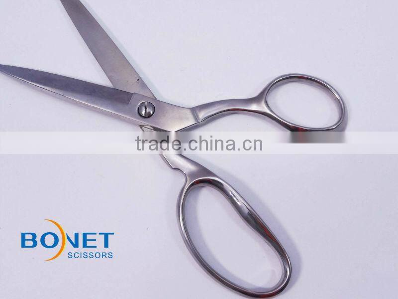 STA0006 FDA qualified 7.5" full stainless steel tailor sewing scissors