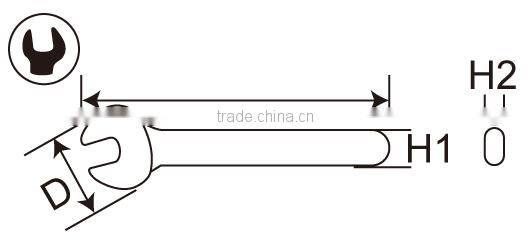 1000V Insulated Off Set Box End Wrench