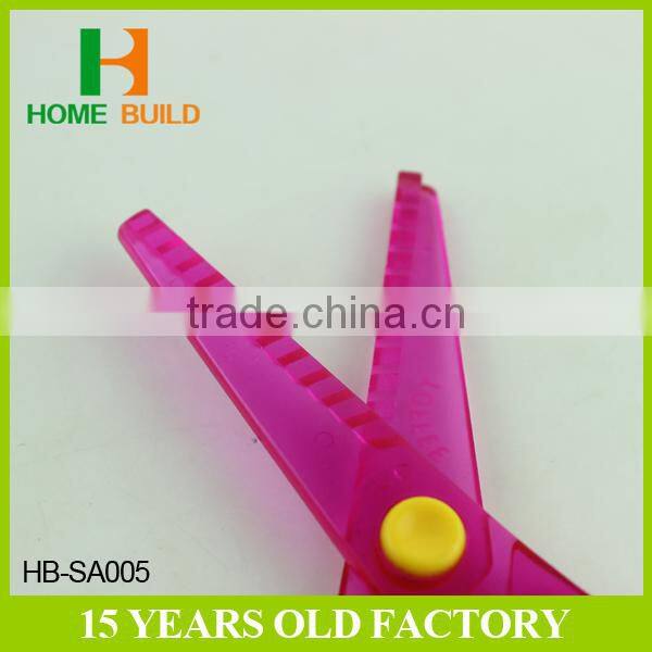 Factory price HB-SA005 Cute Safety Mini Plastic scissor
