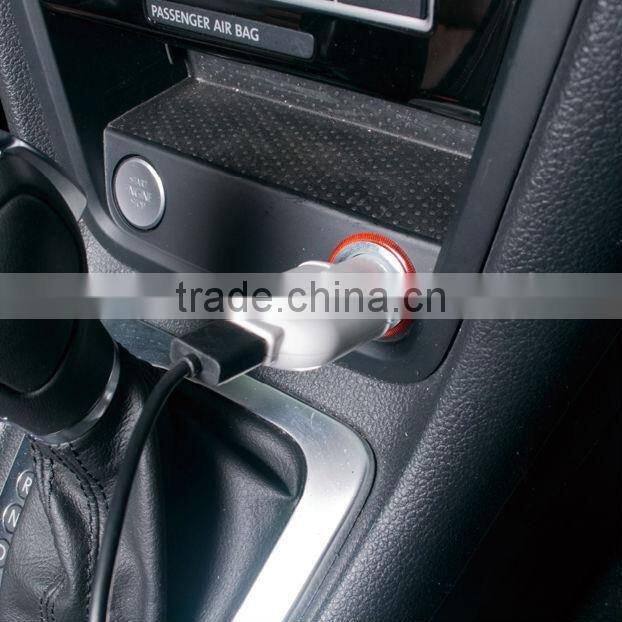 Popular White Color 12V Car Charger Socket for Apple and Android Devices