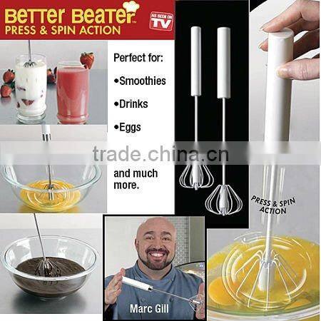 AS SEEN ON TV! BETTER BEATER HANDHELD WHISK BLENDER FOOD KITCHEN