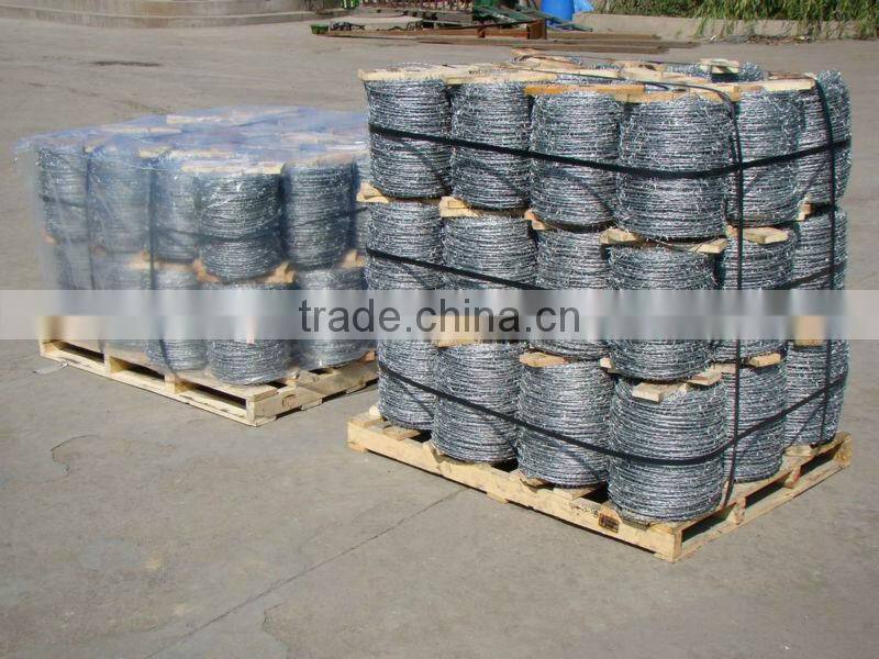 High strength heavy duty galvanized barbed wire