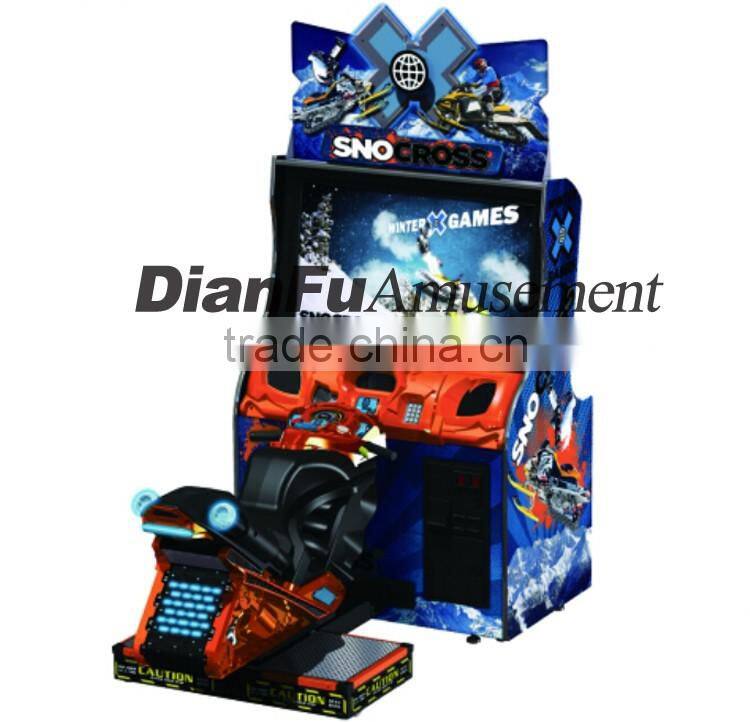 32/42inchsnow motor arcade simulator driving racing machine