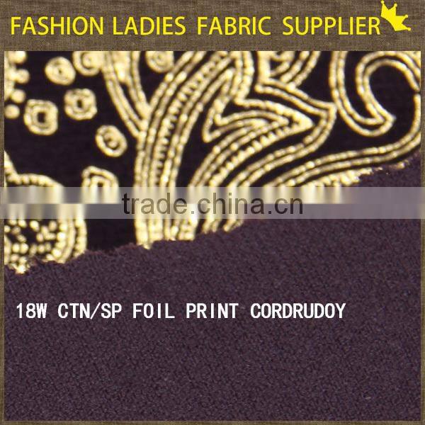 new fashion wholesale printed 100% cotton flannel fabric for many colors