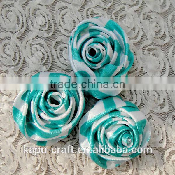 Cute hand made satin flowers for hair