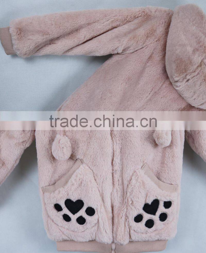 2016 New Hot Fashion Cute Winter Children Girl Coats Hoodie Coats