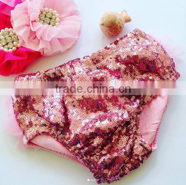 Wholesale baby ruffle bloomers new born baby clothes ruffle underwear girls baby