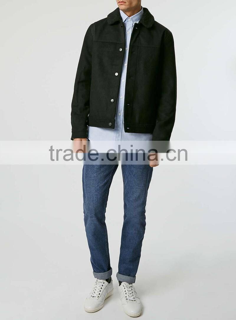 2016 latest Blue Oxford Long Sleeve Casual Shirt