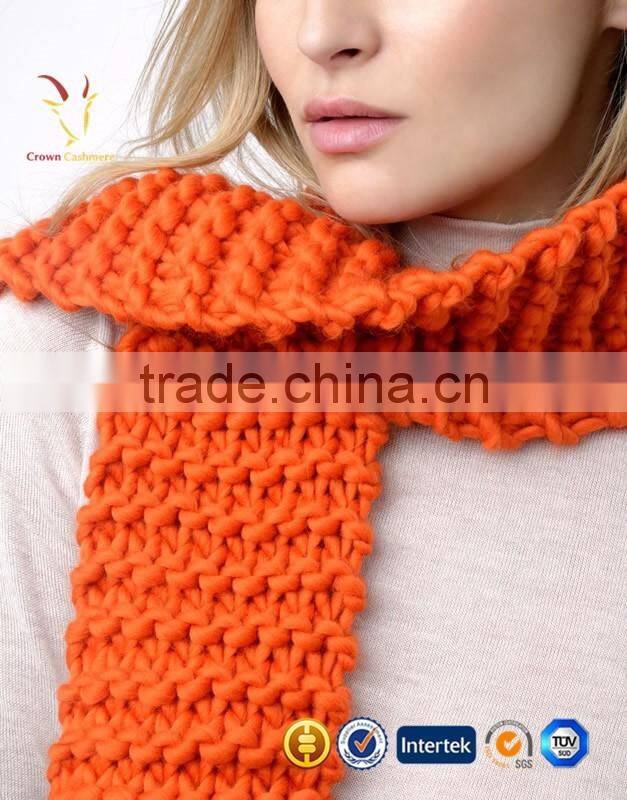 3gg Warm Cashmere Merino Wool Lady Knit Scarf Womens