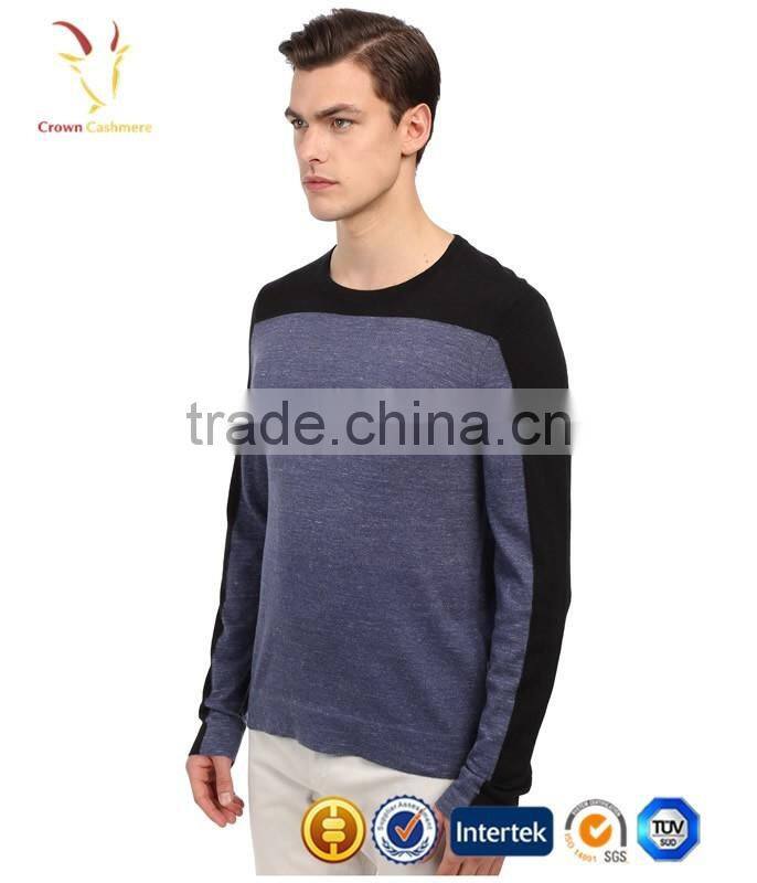 Knitting Mens Cotton Cashmere Heavy Knit Sweaters