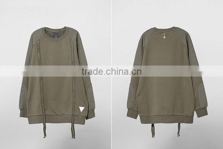 2017 french terry comfort color custom wholesale crewneck pullover no hood sweatshirt