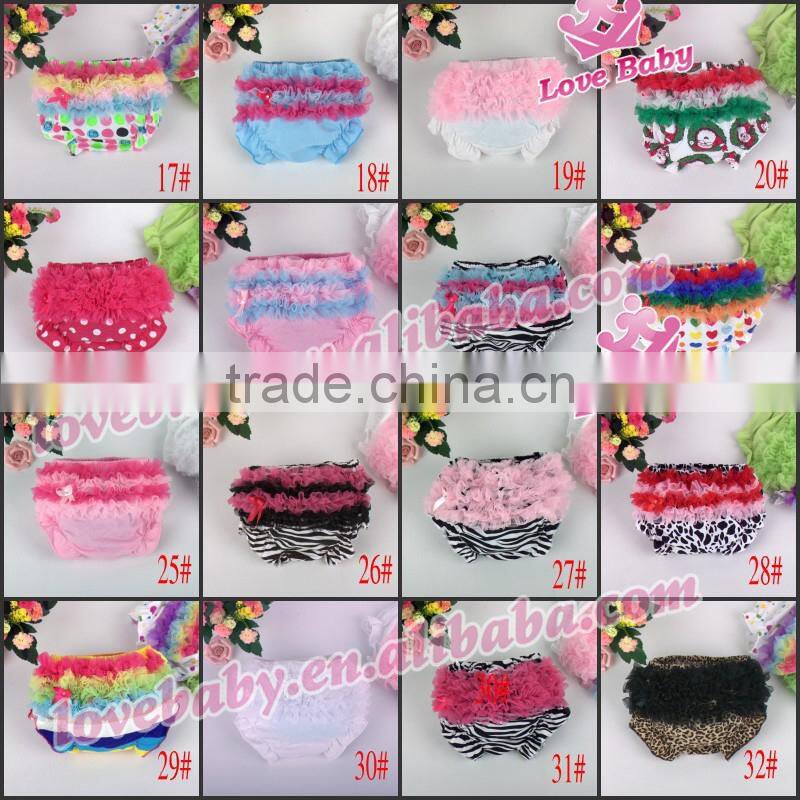 OEM factory polka dot toddler infant baby cotton underwear with lace