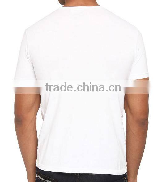 bulk blank white v-neck t cheap shirt below $1