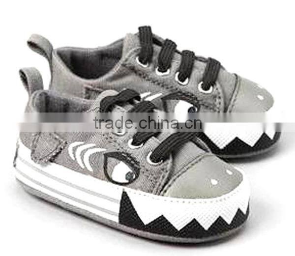 comfortable wholesales baby denim canvas shoes