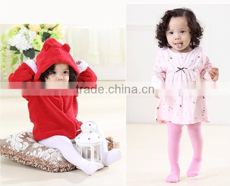 Solid color mashup baby girl hosiery