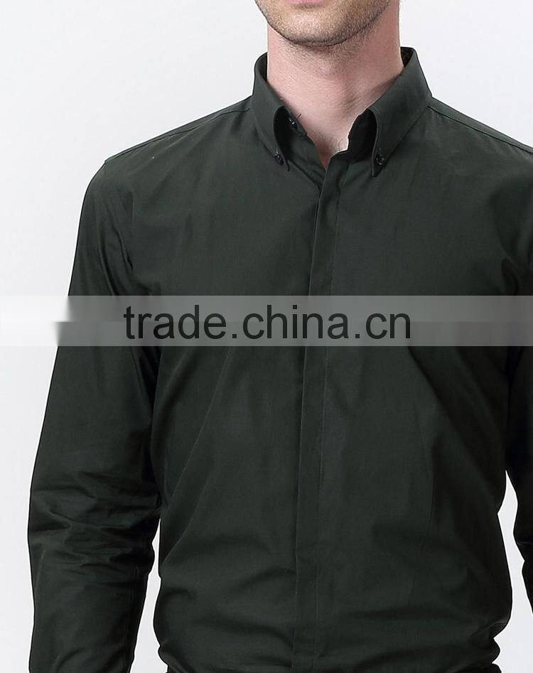 Latest style men's dress shirt fancy design man clothing