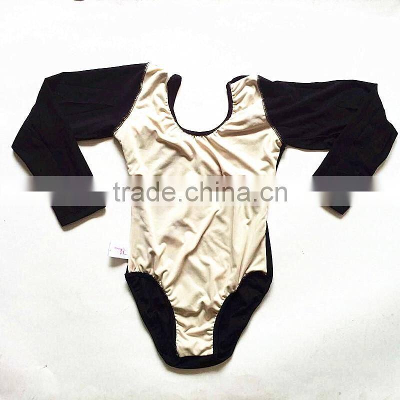 Gymnastics leotard child sexy leotard lingerie long sleeve leotard