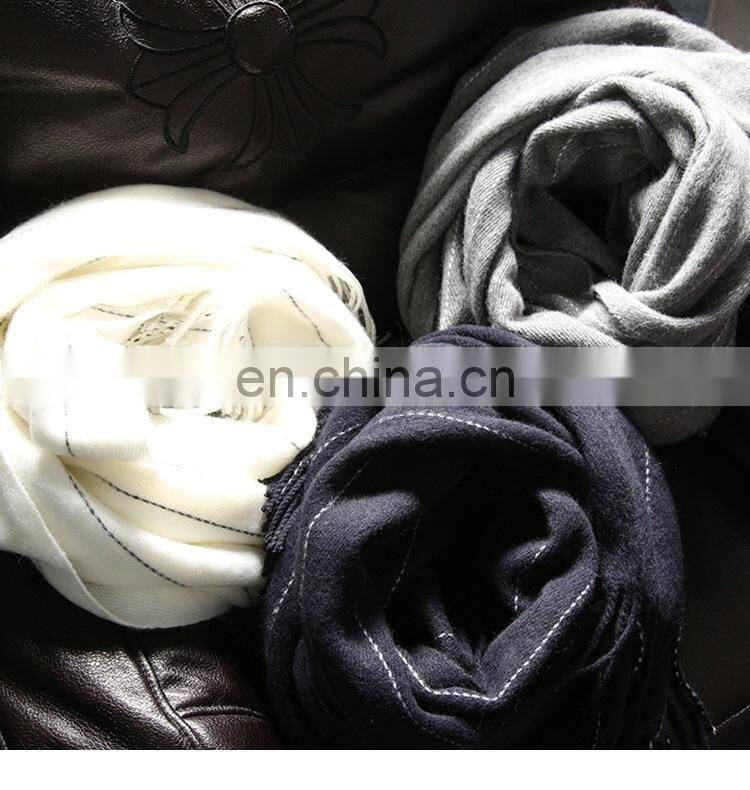 Cashmere Scarf Lady Vertical Stripe Dotted Line Fashionable Scarf