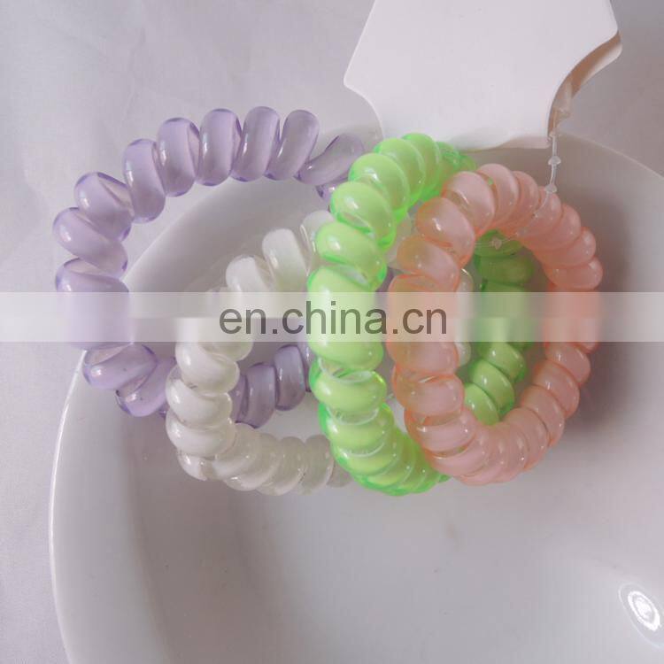 2015 Elastic Telephone Wire Hair Ties