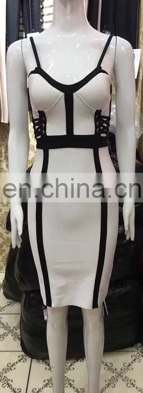 white affordable price summer bandage dress high class perfect wonderful dress for party