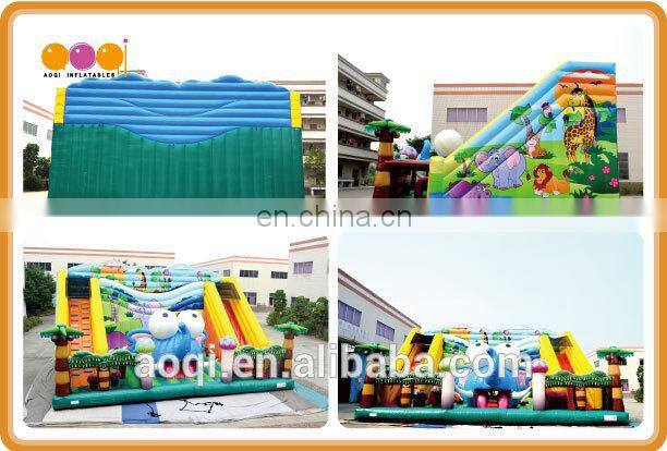2015 new design jungle inflatable park