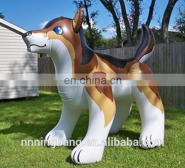Customized PVC Inflatable Wolf /Inflatable Animal Toys For Advertising