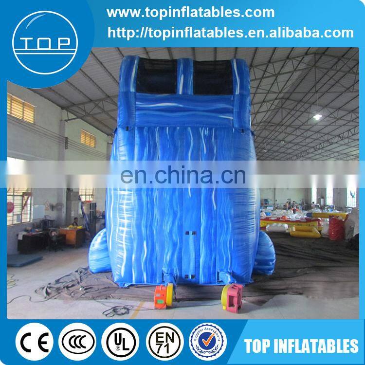Giant inflatable floating water slide for sale