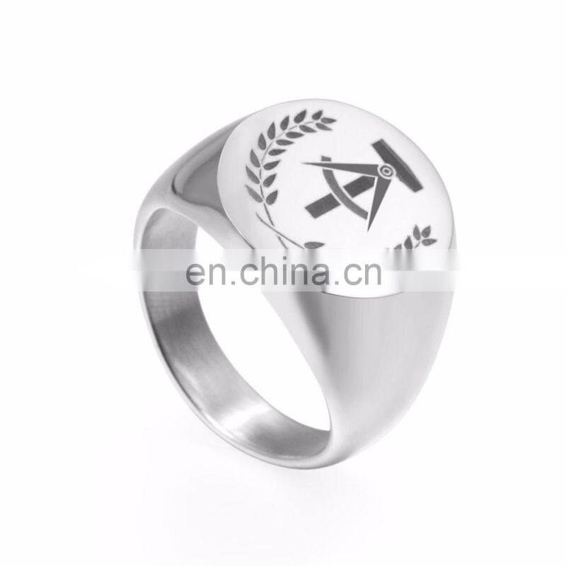 Customizable 316l Stainless Steel Freemason Masonic Jewelry