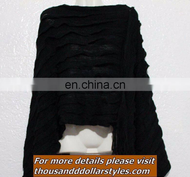 Brand New Cardigan Coat Knitwear Sweater Party Wear Top Style Dress Jacket Indian Handmade Ladies Casual Woolen Poncho T