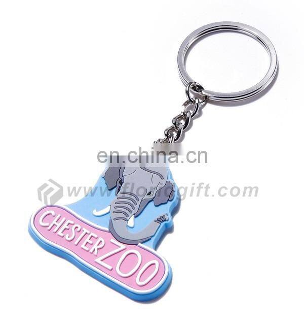 2017 cheap custom unusual pvc keyring