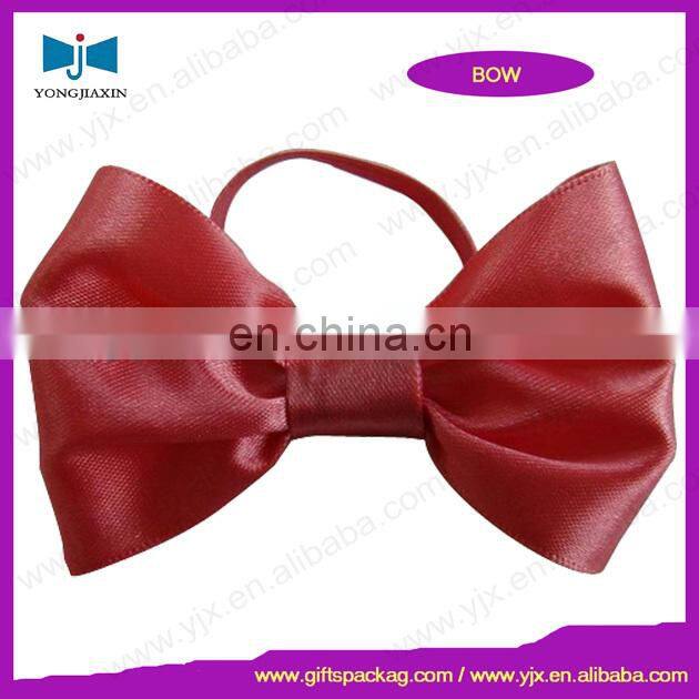 ribbon bow/pom pom bow/elastic cord with bow