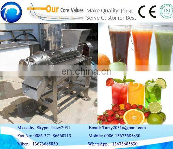 juice screw extractor/industrial fruit juicer machine / pine juice making machine