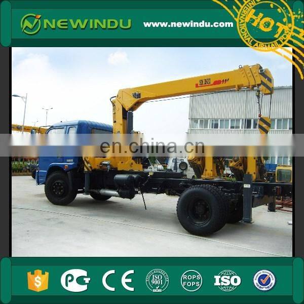 high quality SQ6.3SK3Q 6.3 ton telescopic boom truck mounted crane