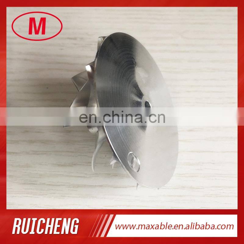 RHF4H 43.50/60.00mm 6+6 blades high performance turbo turbocharger aluminum 2618/Billet/milling compressor wheel