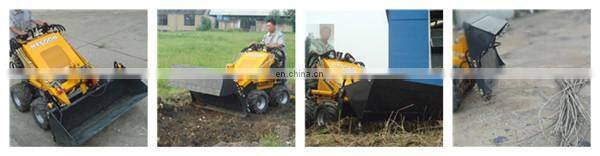 mini skid steer loader backhoe excavator 4 in 1 bucket