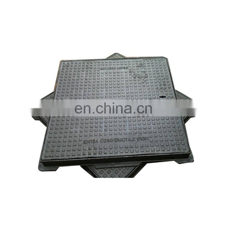Water used square 600X600 ductile iron manhole cover